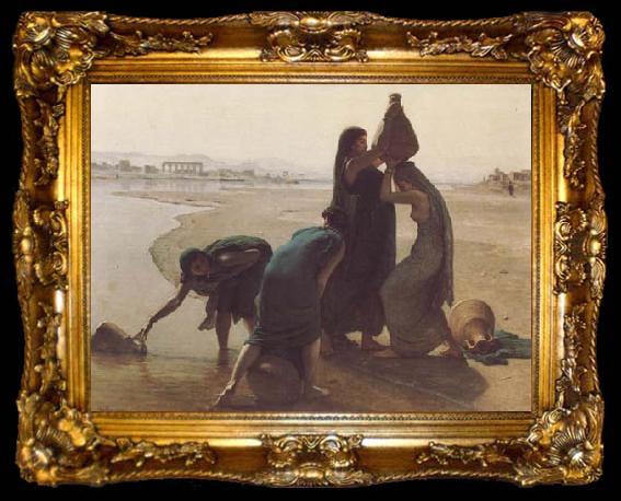 framed  leon belly Femmes fellahs au bord du Nil (mk32), ta009-2